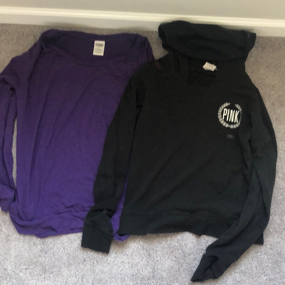 Pink by Victoria’s Secret sweatshirt and long sleeve shirt